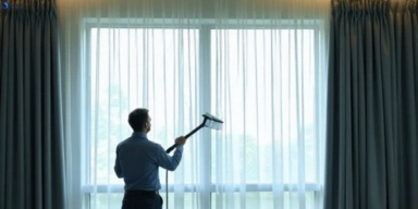 Commercial curtain stain removal service east-ipswich hotels offices restaurants