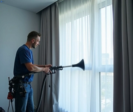Professional curtain stain removal process equipment Matty Curtain Cleaning east-ipswich